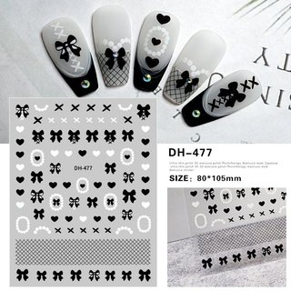 Sticker nail nơ trang trí móng mã mới