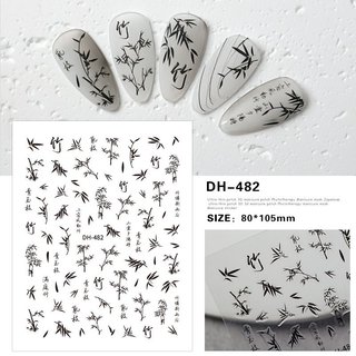 Sticker nail chữ trang trí móng mã mới