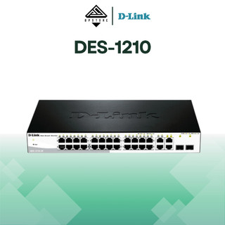 Bộ chia mạng switch d-link des-1210-28 - tốc độ 10/100 - 28 port