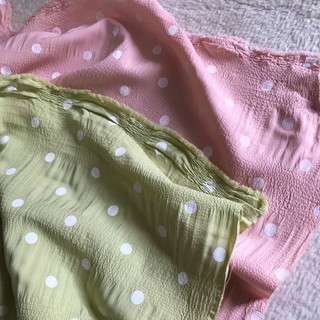 Vải Đũi Thun Chấm Bi, Khổ Vải 1m55 - Chất Mềm, Mỏng Vừa , Co Giãn Nhẹ - May Đồ Baby Doll, Áo Kiểu, Đầm Nữ