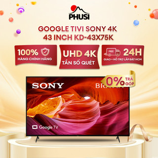 Kd-43x75k google tivi sony 4k 43 inch kd-43x75k