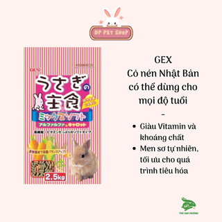 Cỏ GEX Nén Cho Thỏ, Bọ, Sóc Bắc Mỹ - Nhật Bản