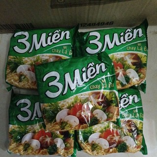 Combo 5 gói mì 3 miền chay gói 65g