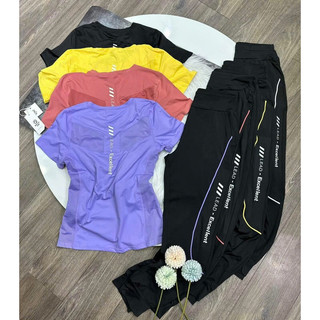 Bộ quần áo jogger thể thao,tập gym, yoga, cầu lông nữ