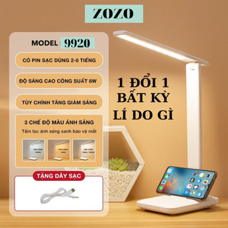 Đèn học để bàn chống cận thị bóng LED tích điện 3 màu đèn ánh sáng đọc sách làm việc 9920