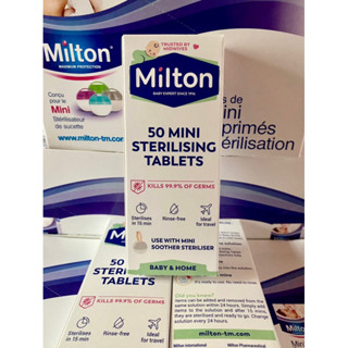 💦[Date mới] Hộp 50 Viên Tiệt Trùng Milton giành cho Cốc nguyệt san, bình sữa...