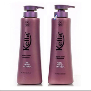 Combo gội xả phục hồi kella tím 780ml/ chai