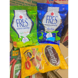 Kẹo cứng fres mint vị táo,bạc hà, me tamarin mayora gói 135g/150g