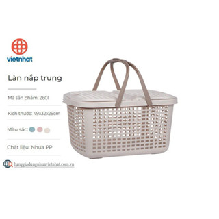 Giỏ đựng đồ đi sinh nhựa Việt Nhật