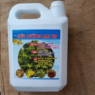 Phân bón Siêu dưỡng Mai Vàng VIP 5 lít bung đọt bật chồi,mập thân, kích rễ, bảo vệ rễ khỏi nhiễm mặn
