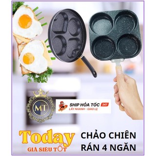 Chảo chiên trứng trái tim, Chảo chiên rán , chảo nướng bánh 4 ngăn, chảo chiên tay cầm,chảo sử dụng