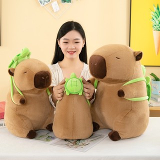 (TẶNG CAPYBARA NHỎ) GẤU BÔNG ĐỒ CHƠI CAPYBARA BỘ TRƯỞNG NGOẠI GIAO HÀNG CAO CẤP