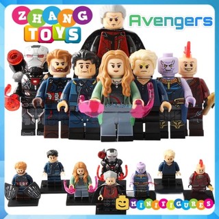 Đồ chơi Xếp hình Thanos gồm War Machine - Vision Collector Kraglin - Captain America Minifigures Xinh X0193