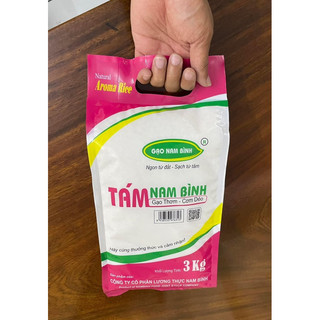 Gạo Tám Nam Bình túi 3kg