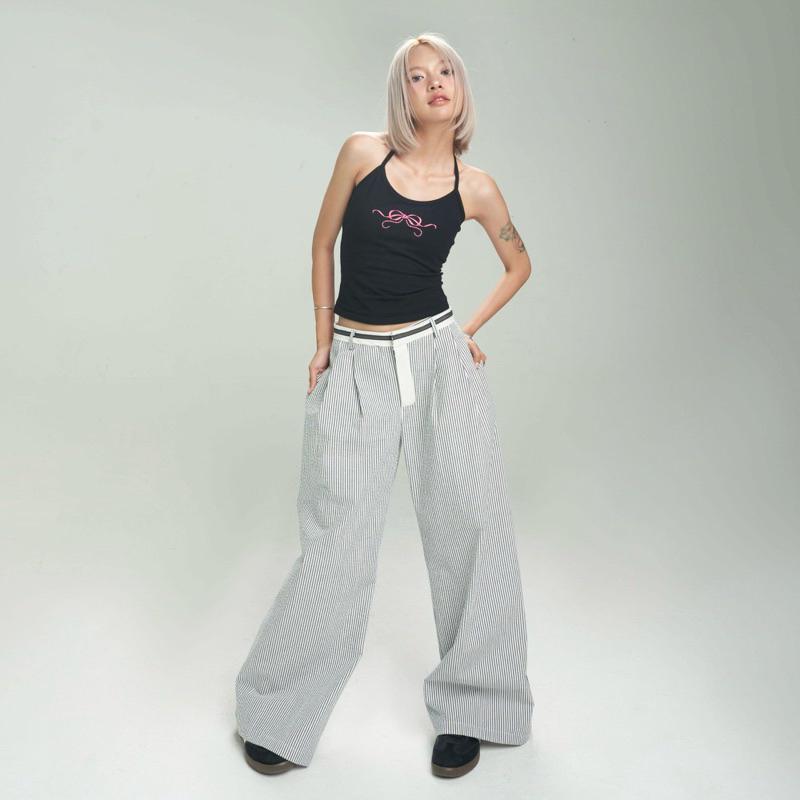 ERRORIST Striped Trouser - Quần dáng dài kẻ sọc thời trang