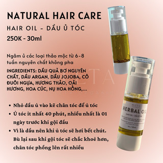 COMBO DƯỠNG TÓC CLETA ORGANIC (dầu ủ + xịt kích mọc tóc)