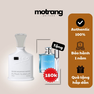 Nước Hoa Unisex Creed Silver Mountain Water Hương Thơm Ngát tự nhiên tươi mát, lưu hương lâu 5ml 10ml-20ml