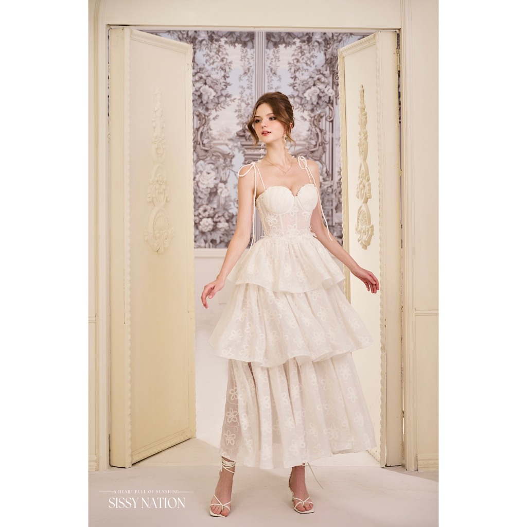 Đầm công chúa bồng bềnh_Our Melody (white)
