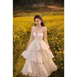 Đầm công chúa bồng bềnh_Our Melody (white)