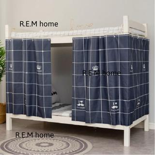  Rèm giường tầng ký túc xá sinh viên – Rèm che giường ngủ riêng tư decor phòng trọ kèm móc & dây treo 