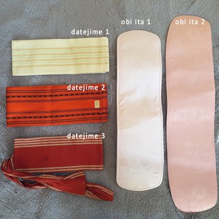 Phụ kiện dùng để thắt obi dành cho kimono - Datejime/ Obi ita/Eri shin