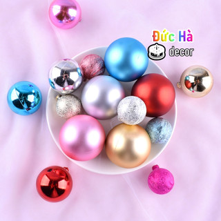 Combo 10 Set 3 viên Bi Nhựa màu trong suốt trang trí bánh sinh nhật