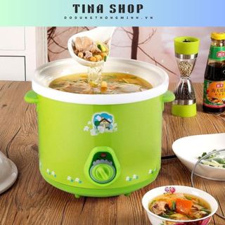 Nồi nấu cháo cho bé, nồi kho cá Jiplai Thái Lan 1.5L / 2.5L, nồi hầm cháo chậm, chưng yến
