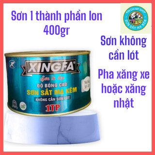 Sơn sắt mạ kẽm 1 thành phần xingfa lon 400gr đủ màu