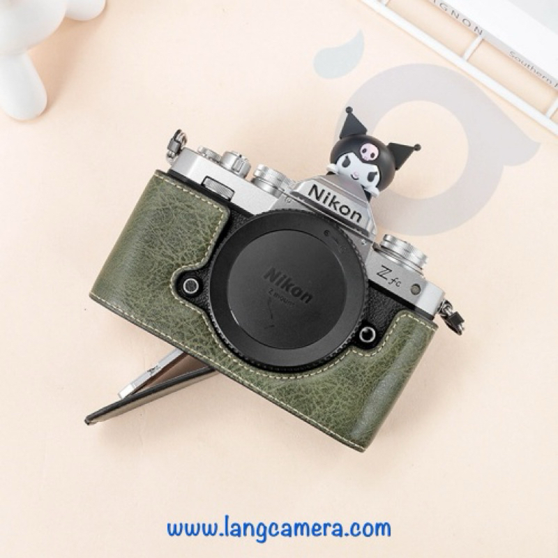 Bao da Halfcase Nikon ZFC - mẫu mới xịn, vân đẹp
