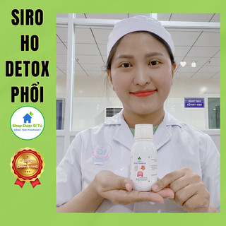  Siro Kháng Khuẩn DETOX PHỔI Thanh Lọc Phổi  120ml  Bảo Vệ Phổi Tăng Cường Đề Kháng Hiệu Quả 