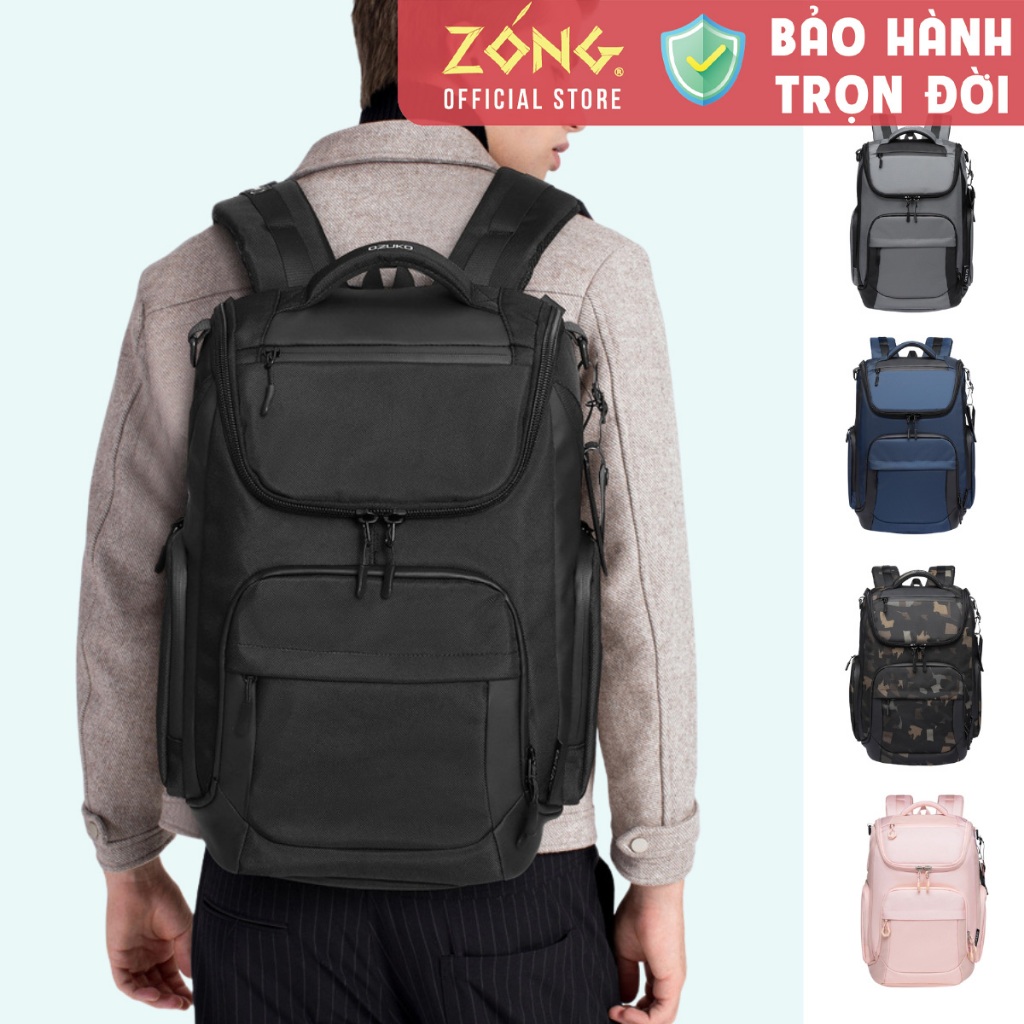 Balo laptop du lịch chống thấm nước – OZUKO 9409 (5 màu)  - ZÓNG®