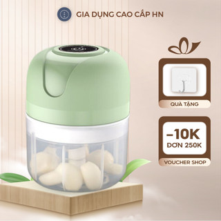 Máy Xay Đa Năng Mini Xay Tỏi Ớt Các Loại Gia Vị Dung Tích 250ml Sạc Pin Tích Điện Siêu Tiện Lợi
