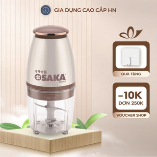 Máy Xay Đa Năng Osaka Nhật Bản, Máy Xay Sinh Tố Xay Thịt 4 Lưỡi Công Suất 350W Dung Tích 750ml Bảo Hành 6 Tháng