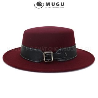 Mũ Boater Nữ TN04 Chóp Tròn - Mũ Nữ Vintage Chụp Ảnh Cao Cấp | MUGU