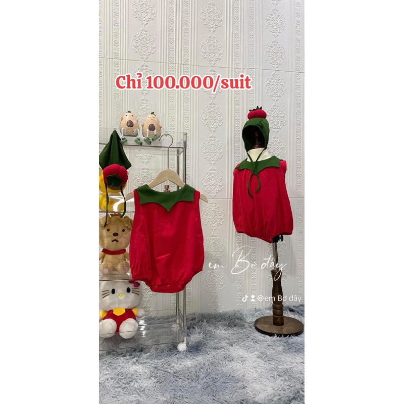 Suit cà chua cho bé