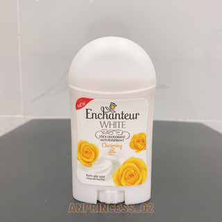 Sáp khử mùi Enchanteur Duluxe Charming chai 40g ( Mầu Vàng )