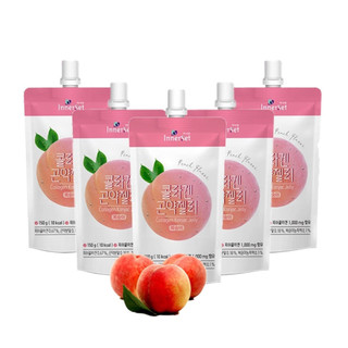 Combo 5 Thạch Uống Collagen Chiết Xuất Từ Đào INNERSET 150ml - K2V Shop