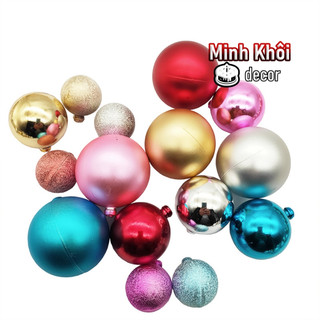 trang trí bánh bóng trang trí trắng mờ 3 quả (size 4,5,6) (Set)