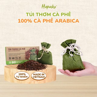 Túi Cafe Khử Mùi Ô Tô Arabica Thảo Dược Hapaku,Túi Thơm Cafe Treo Xe Ô Tô, Treo Phòng Ngủ, Tủ Quần Áo