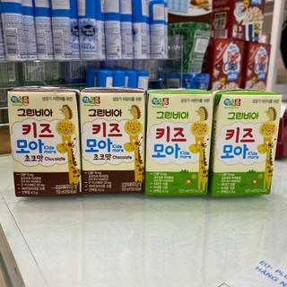 Sữa nước dinh dưỡng Greenbia Kidsmore 150ml các vị hàng Hàn Quốc