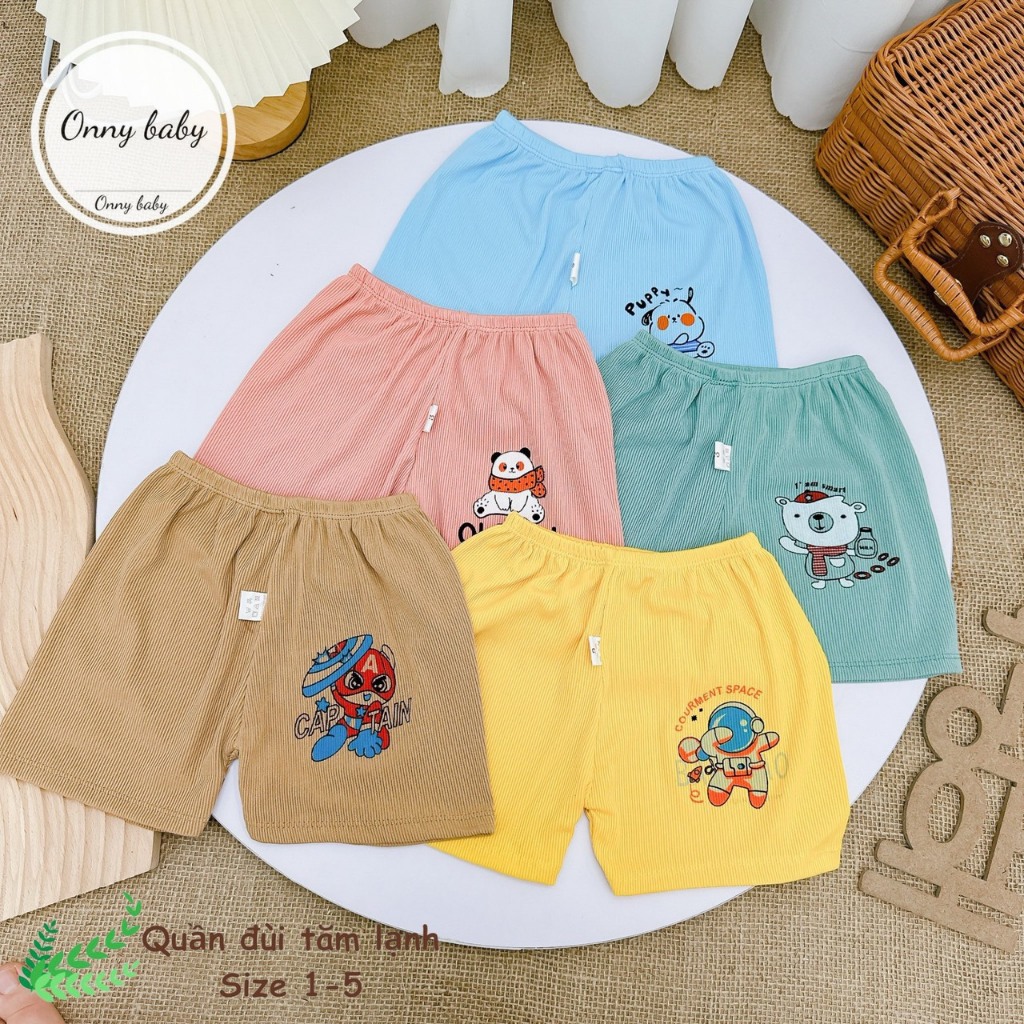 Quần đùi chục tăm tre siêu xinh cho bé trai, bé gái