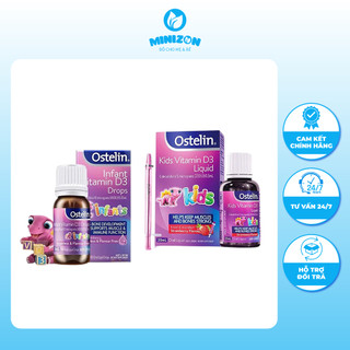 Vitamin d3 ostelin, d3 drops ostelin 2.4ml, d3 liquid ostelin 20ml xuất xứ úc