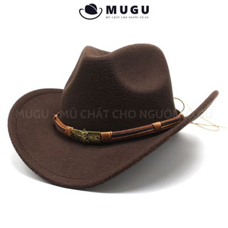 Mũ Cao Bồi CB02 Độc Đáo Và Đẳng Cấp - Mũ Cao Bồi Nỉ Nam Mùa Đông | MUGU