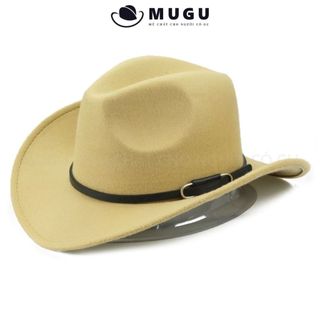 Mũ Cao Bồi Nỉ CB04 Cổ Điển Và Phong Cách - Mũ Cao Bồi Nam Độc Đáo | MUGU