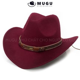 Mũ Cao Bồi Nỉ CB05 Đa Dạng Về Màu Sắc - Mũ Phớt Nam Cao Bồi Chất Lượng | MUGU