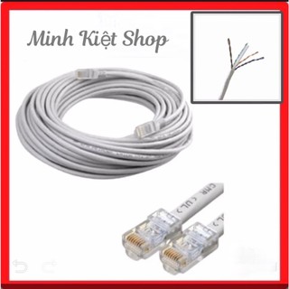 DÂY MẠNG CAT6  Bấm Sẵn 2 Đầu 5m, 10m, 15m, 20m ,25m,30m,35m,40m,45m,50m - dây mạng ngoài trời và trong nhà.