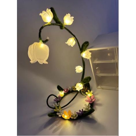 [MẪU MỚI] ĐÈN LED ĐỂ BÀN ĐÈN NGỦ HOA LINH LAN  - ĐÃ LÀM SẴN DÙNG LÀM QUÀ TẶNG, DECOR PHÒNG