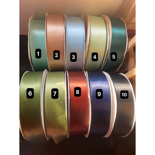 4 mét ruy băng lụa satin 1 mặt-4cm