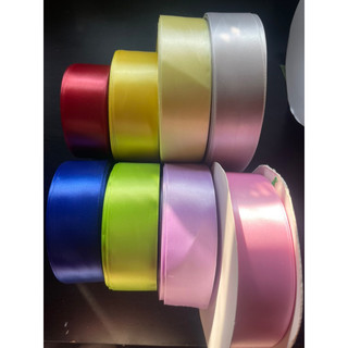 4 mét ruy băng lụa satin 1 mặt-4cm