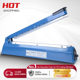 HM01 Máy hàn miệng túi nilon túi zip dập tay PFS 200 để bảo quản thực phẩm, bọc sản phẩm bán hàng, cắt màng co